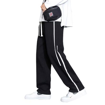 Pants Mens Spring an Autumn Fashion Bran Loose Mens Straig