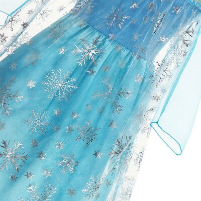Girls Snow Queen Elsa Kids Costumes For Girls  Carnival