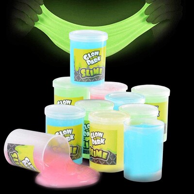 glow in the dark slime Assorted Neon noise putty夜光史莱姆