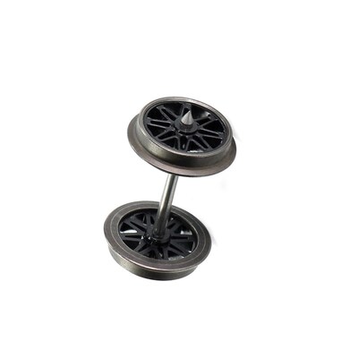 12pcs HO Scale 1:87 36 Metal Spoked Wheels for Model Train