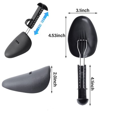Plastic Shoe Stretcher Men Adjustable Shoe es for Men Portab