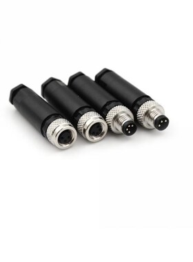 M8 Waterproof Sensor Connector 3Pin 4Pin A Type Male&female