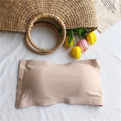 New One Piece Seamless Tube Tops Women Invisible Bra Intimat