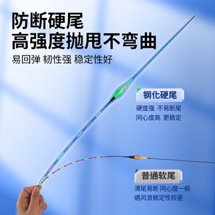 川泽翘嘴专用超长行程夜光漂日夜两用硬尾浮漂高灵敏醒目大物鱼漂