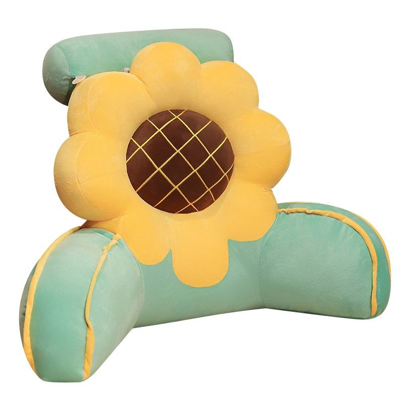 新款花朵床头靠垫软包大靠背沙发枕头宿舍学生看书靠枕护腰抱枕女,居家布艺,床头靠垫,淘宝优惠券,粉丝福利购,淘宝优惠卷