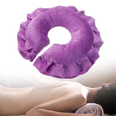 Massage Pillow Travel Pink Pillows Traveling Bedroom Round