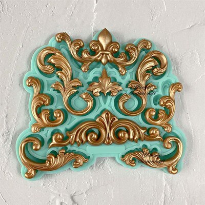 Relief Silicone Epoxy Resin Plaster Mould cake mold fondant