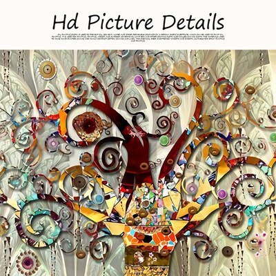 Tree of life by Gustav Klimt Landscape Wall Art Canvas Scand