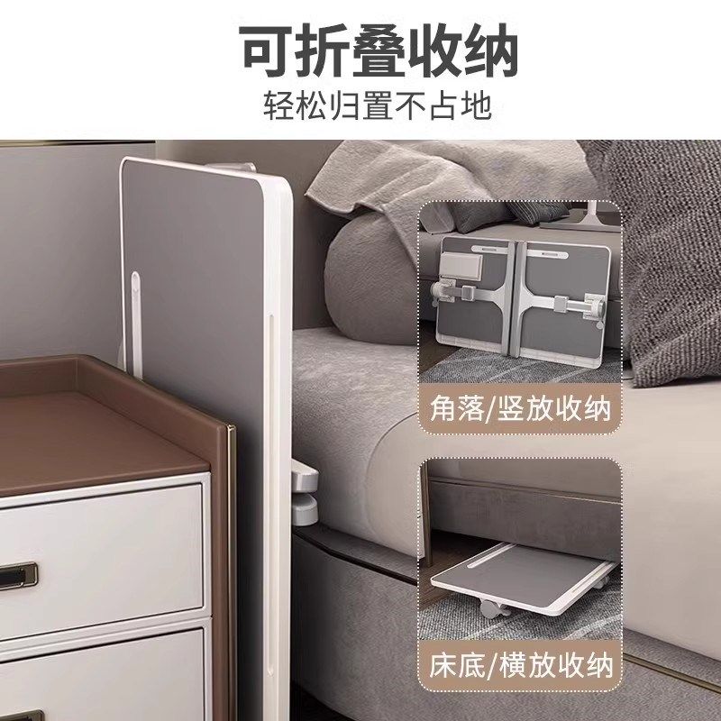 可折叠床上小桌子笔记本电脑桌可升降学生宿舍学习桌家用小书桌懒