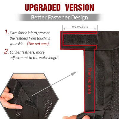 Tomshoo Protective Padded Shorts for Adults Breathable Hip B