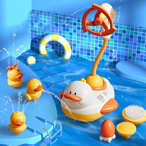 7in1 Baby Bath Toys for Kids Spray Water Bath Toys Electric