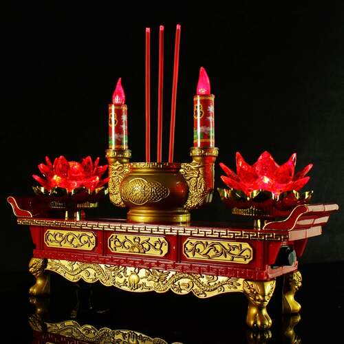 LED plug in candle light electronic incense candle table lam