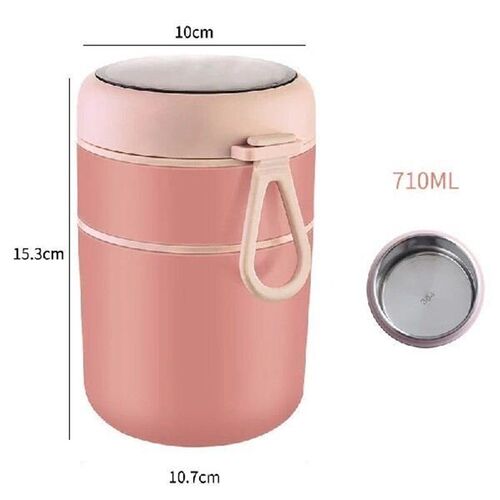Stainless Steel Thermal Lunch Box Portable Insulated Lunch