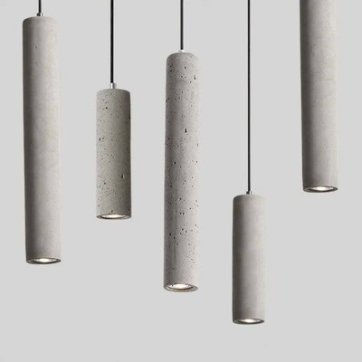 Nordic modern cement pendant lamp bedroom bedside restaurant