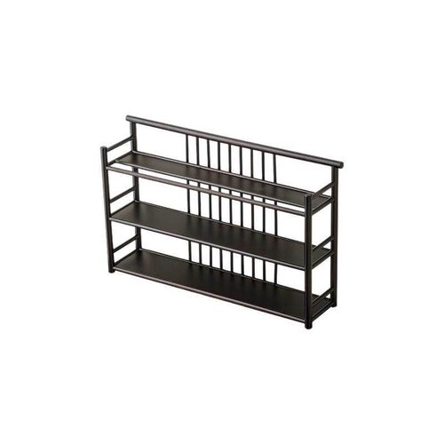 Desktop tea set storage rack, small antique display shelf, t