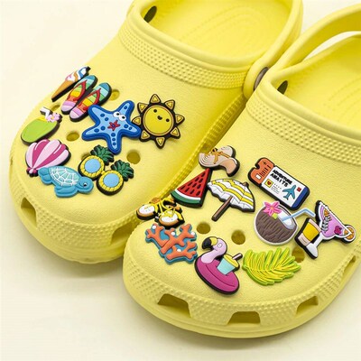 1pc Sun Wave Travelling Shoe Clip Decoration Watermelon Coco