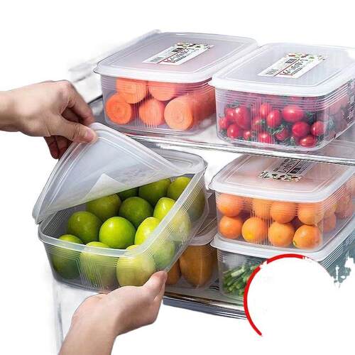 Storage Box for Refrigerator Microwave Sealing Box Portable