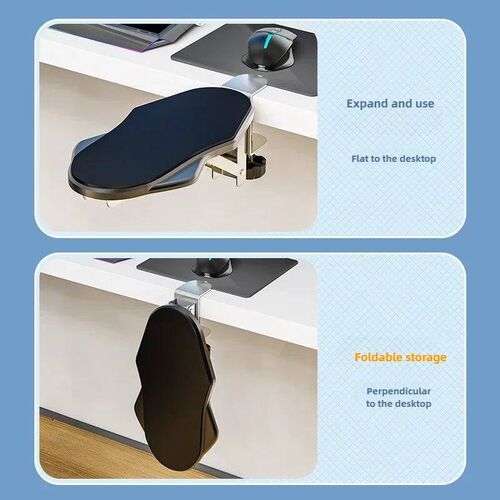 Computer Desk Arm Rest Pad Foldable Ergonomic Wrist Rest Sup