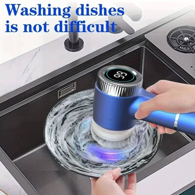 Wireless Electric cleaning brush powerful IPX7 waterproof US