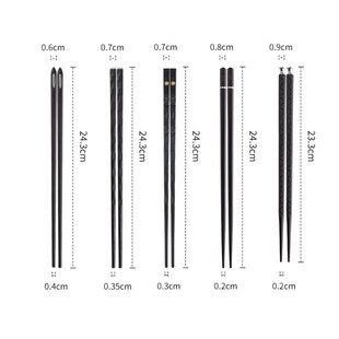 Chinese Japanese Sticks Reusable Sushi Pairs chopsticks