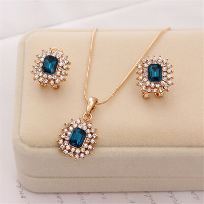 Hesiod Women Austrian Crystal Luxury Alloy Rhinestone Jewelr
