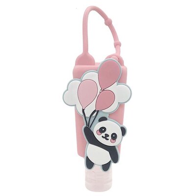 1 Pcs Cartoon Animal Cute Silicone Hand Sanitizer Pocketable