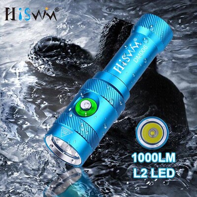 HISWN DM006 Professional diving flashlight 1050LM 10W high p