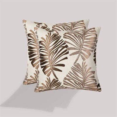 New Yarn Weaving Jacquard Cotton Linen Throw Pillows Modern