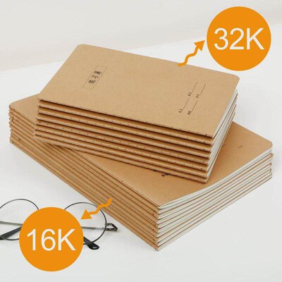 B5Linebook16KKraftPaperWorkbookTianZiMiZiGeZhouJ