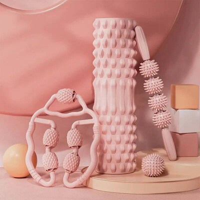 Foam Roller Set for Deep Tissue Muscle Massage, Fitness Exer