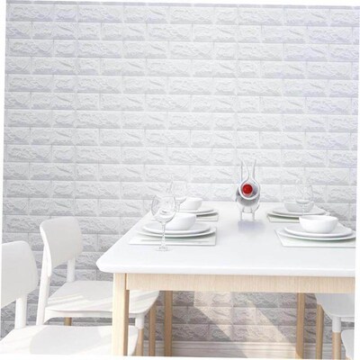 3D Wall Sticker Imitation Brick aterproof Wallpaper Room