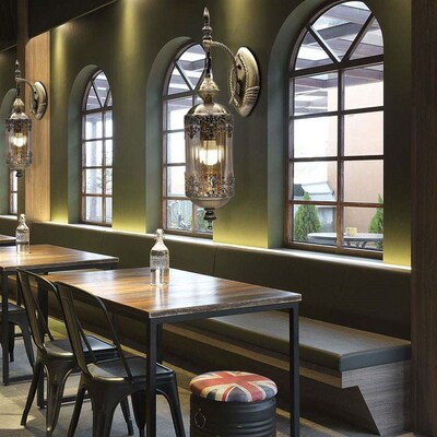 Artpad Vintage Nordic Wall-Sconces Led Loft Lamp Fixture Bed