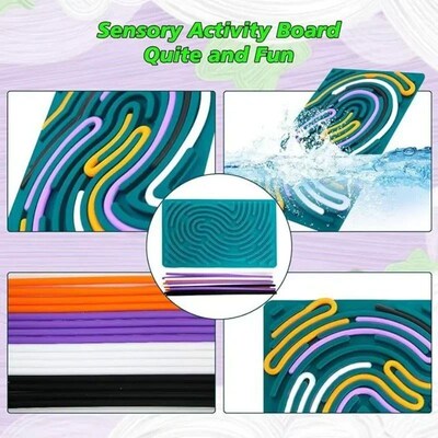 Sensory Activity Board for Kid Busy Board Motor Skills Monte