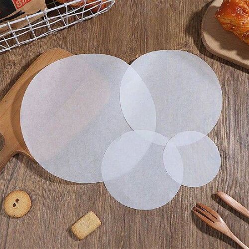 50Pcs Baking Oiled Paper Circle Parchment Paper