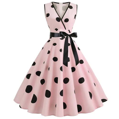Woman Retro Dresses Audrey Hepburn 1950s 60s Rockabilly