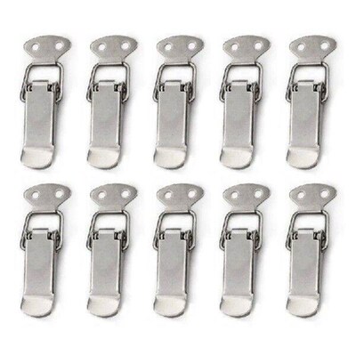 10 Pcs Spring Loaded Suitcase Box Locking Toggle for Latch