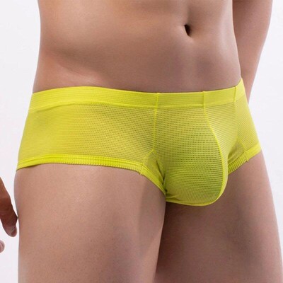Mens Sexy Half Hip Wrap Bikini Briefs Sexy Low Waist Underwe