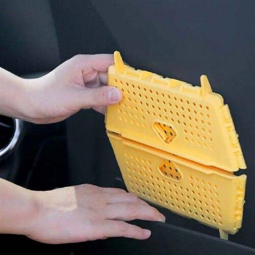 Plastic Collapsible Drain Basket Foldable Large Capacity