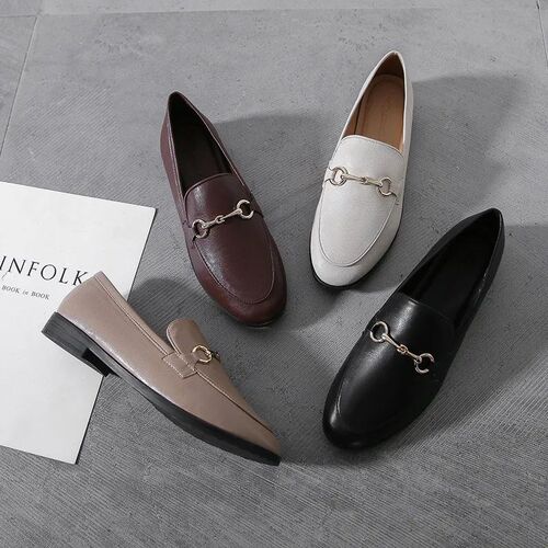 Women Shoes Ladies Flat Fashion Vintage British Leather Oxfo