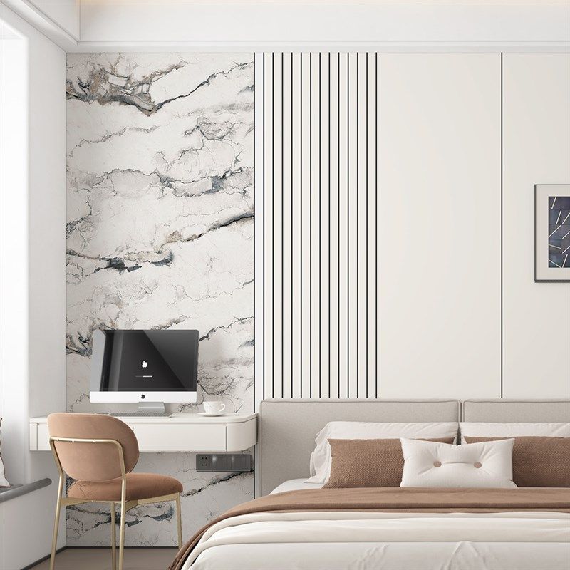 特厚立体格栅墙贴岩板纯色自粘墙纸防水防潮护墙板电视背景墙装饰,家居饰品,软装墙贴,淘宝优惠券,粉丝福利购,淘宝优惠卷