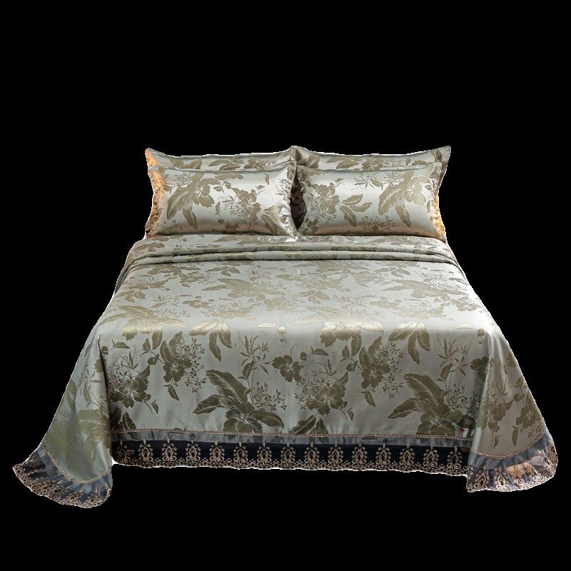 夏季冰丝凉席三件可机洗水洗家用加厚防滑床席可折叠空调软凉席,床上用品,冰丝席,淘宝优惠券,粉丝福利购,淘宝优惠卷