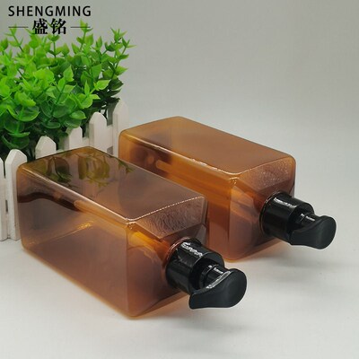 500ML High-grade Shoulder Shampoo Square Bottle Shampoo Bott