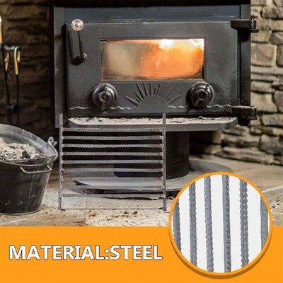 Fireplace Grate Steel Bars Heat Resistant Thickened Design