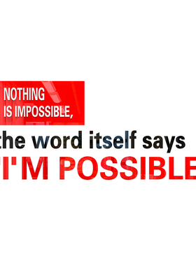 创意英文励志语录墙贴会议室激励标语公司企业文化办公室墙面装饰