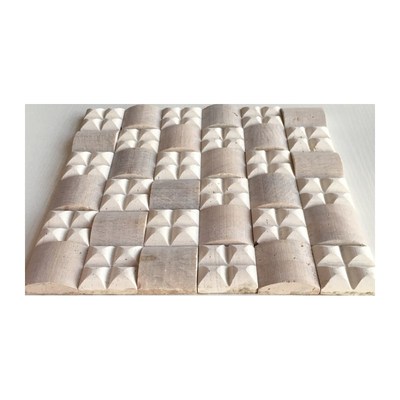 仿古石材马赛克墙贴天然大理石金碧木纹黄客厅背景墙面包砖文化石