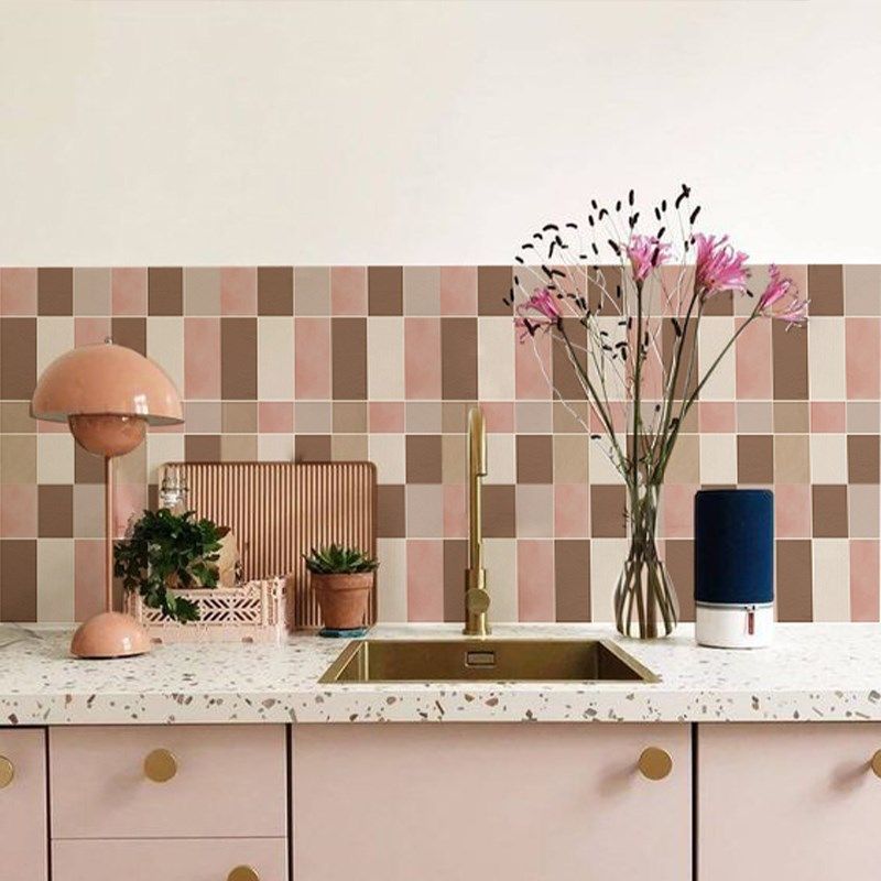 洗手间翻新瓷砖贴纸矩形马赛克自粘墙贴防水防油污耐高温阳台改造,家居饰品,软装墙贴,淘宝优惠券,粉丝福利购,淘宝优惠卷