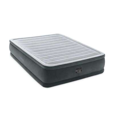 INTEX 64412/64414/64418 户外灰白双层加高空气床露营充气床垫