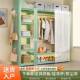 衣收柜家用多放式 衣架卧室出租房纳落地置开物73431层架书架简易