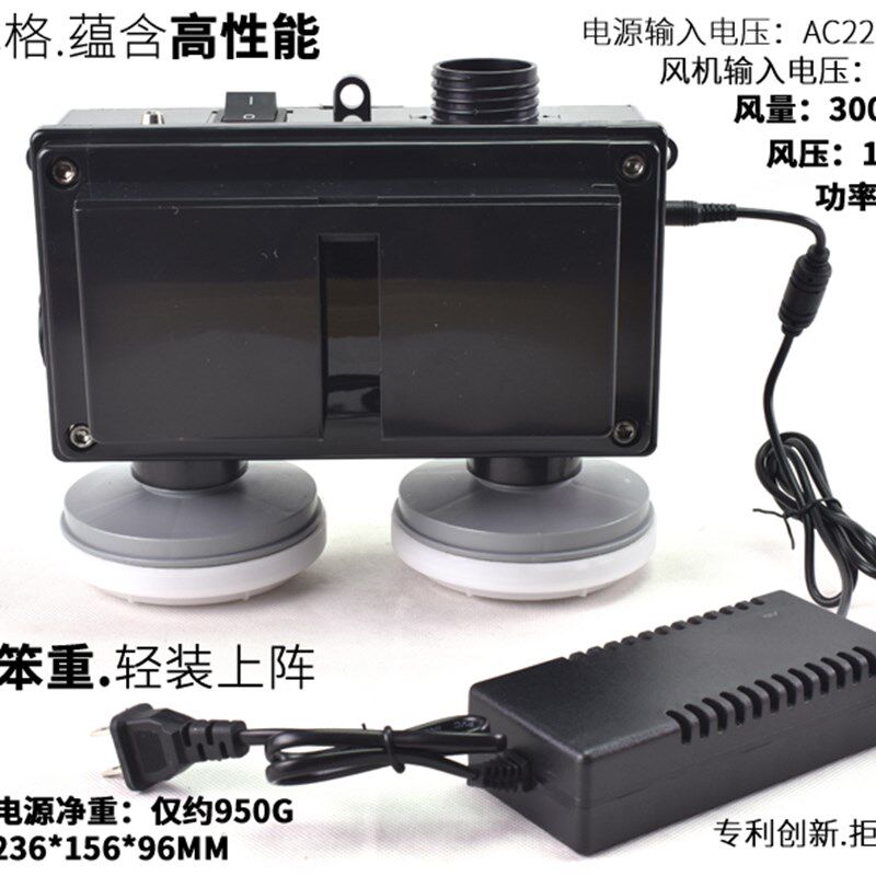 鑫励自吸长管空气呼吸器10米自吸式长管呼吸半面罩 长管防毒面具