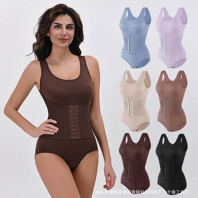 Tight fitting corset with compression and enhanced body